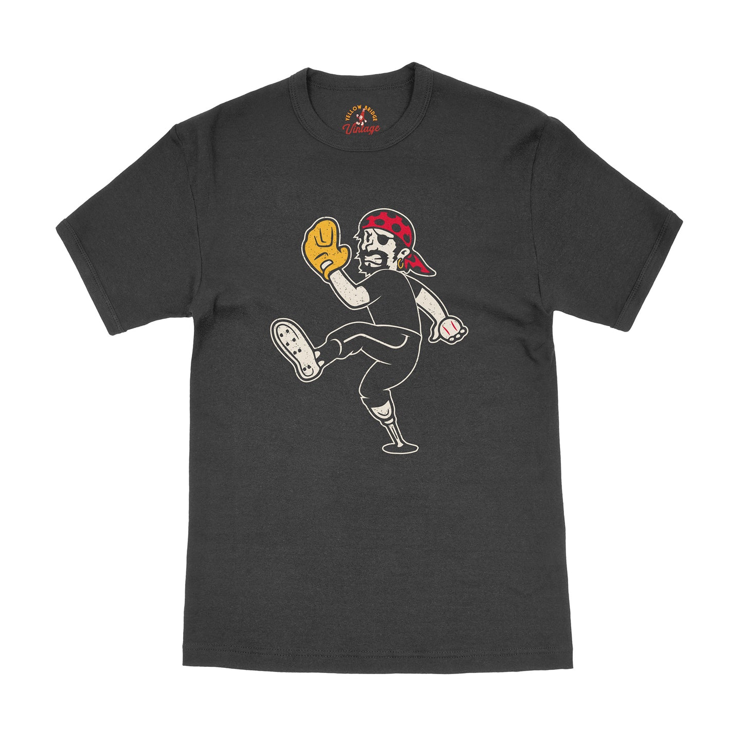 "Let's Go Bucs" Vintage Black Tee