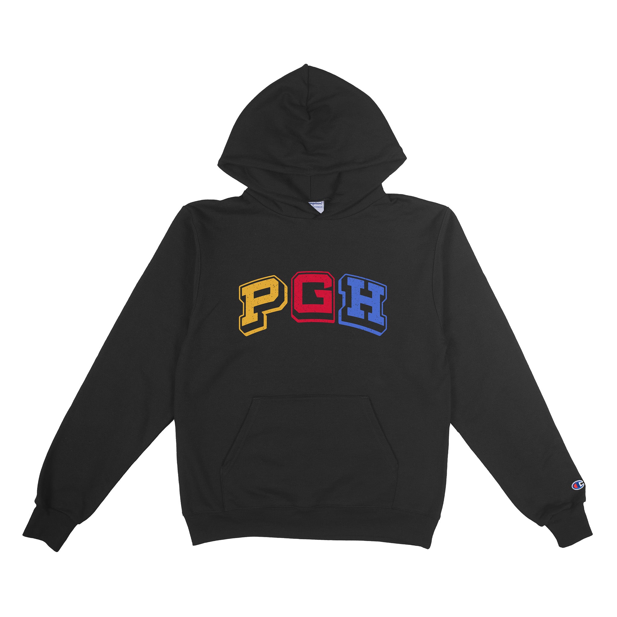 "PGH Blockletter" Champion Hoodie