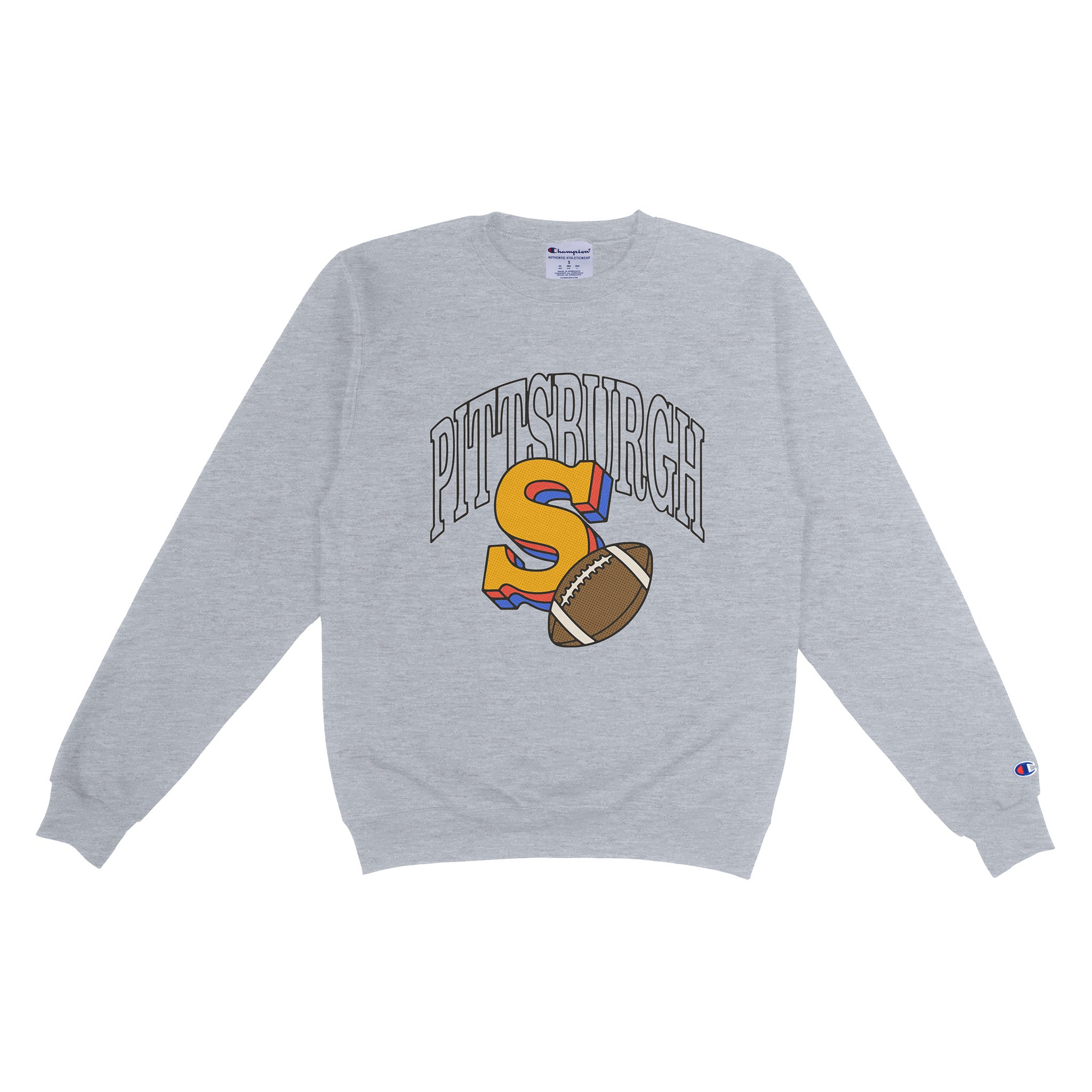 "Pittsburgh Football" Champion Sweatshirt - V3