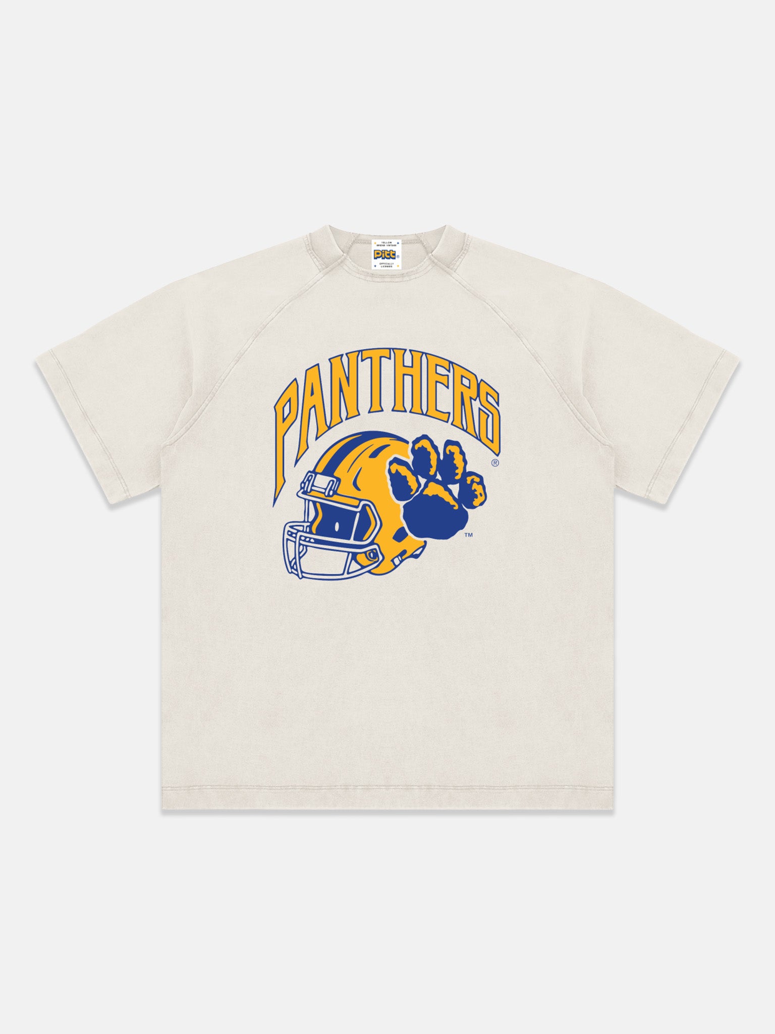 Vintage Washed Raglan Cotton T-Shirt