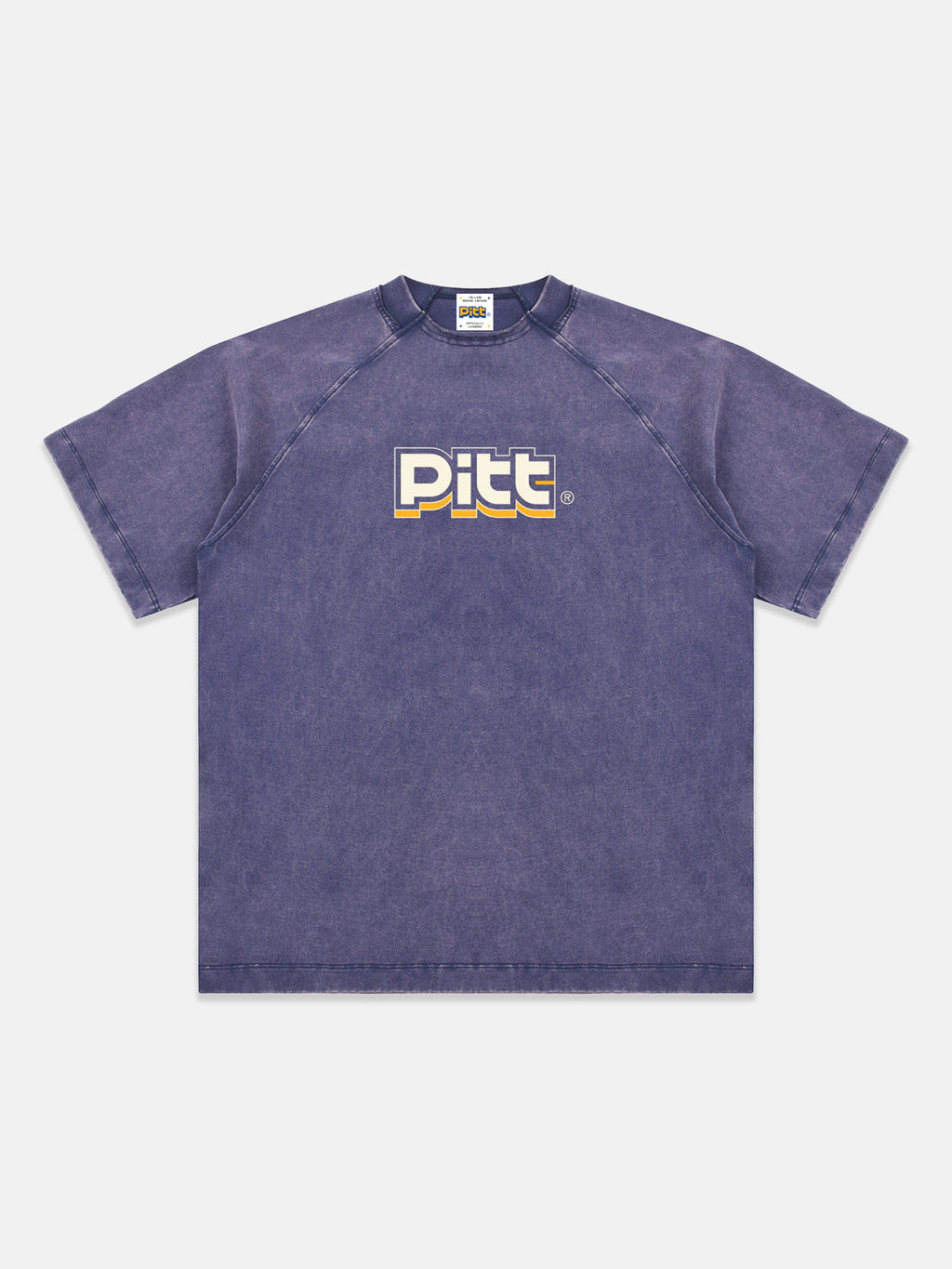Vintage Washed Raglan Cotton T-Shirt