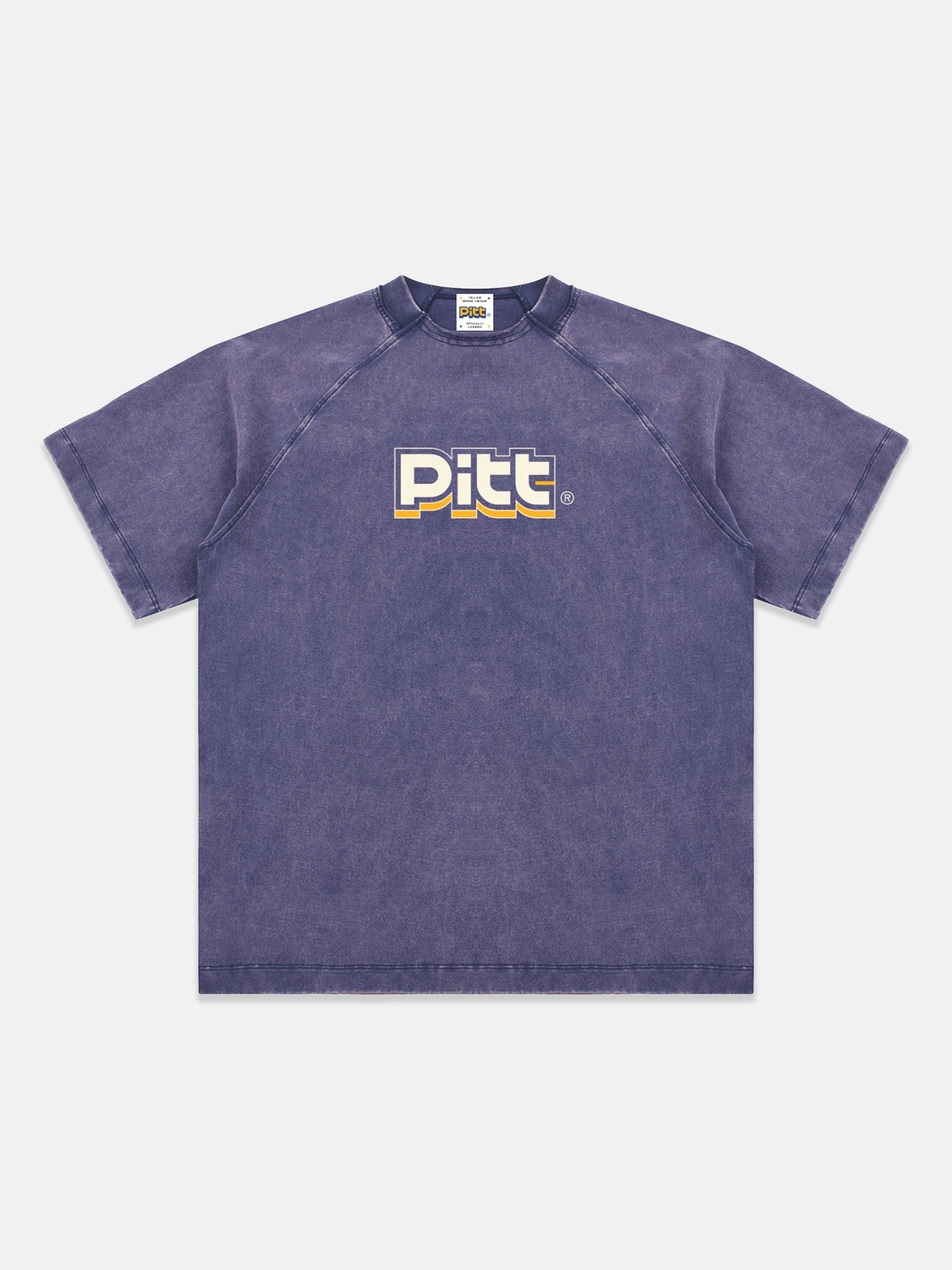 Vintage Washed Raglan Cotton T-Shirt