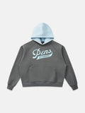 Fleece Color Block Hoodie