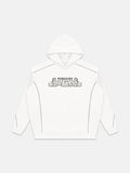 Oversized Piped Fleece Hoodie