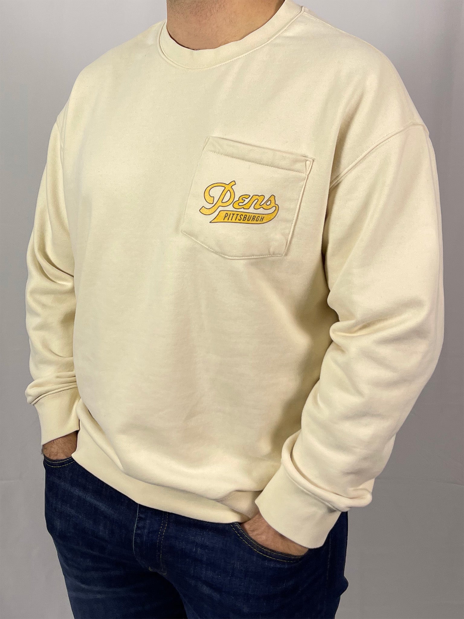 Heavyweight Patch Pocket Crewneck