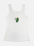 Embroidered Tank Top - L