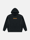 Oversized Piped Fleece Hoodie