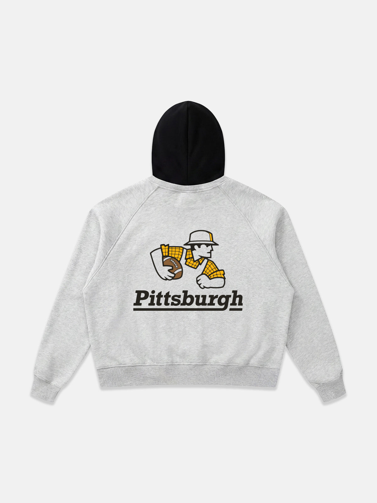 Fleece Raglan Color Block Hoodie