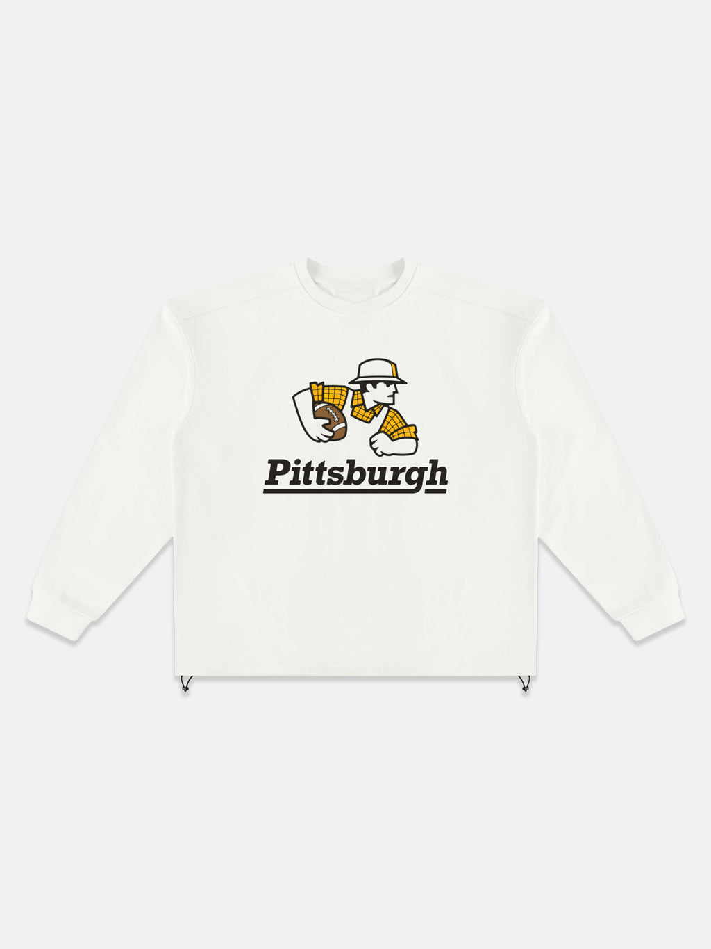 "Fast Steely" Boxy Crewneck
