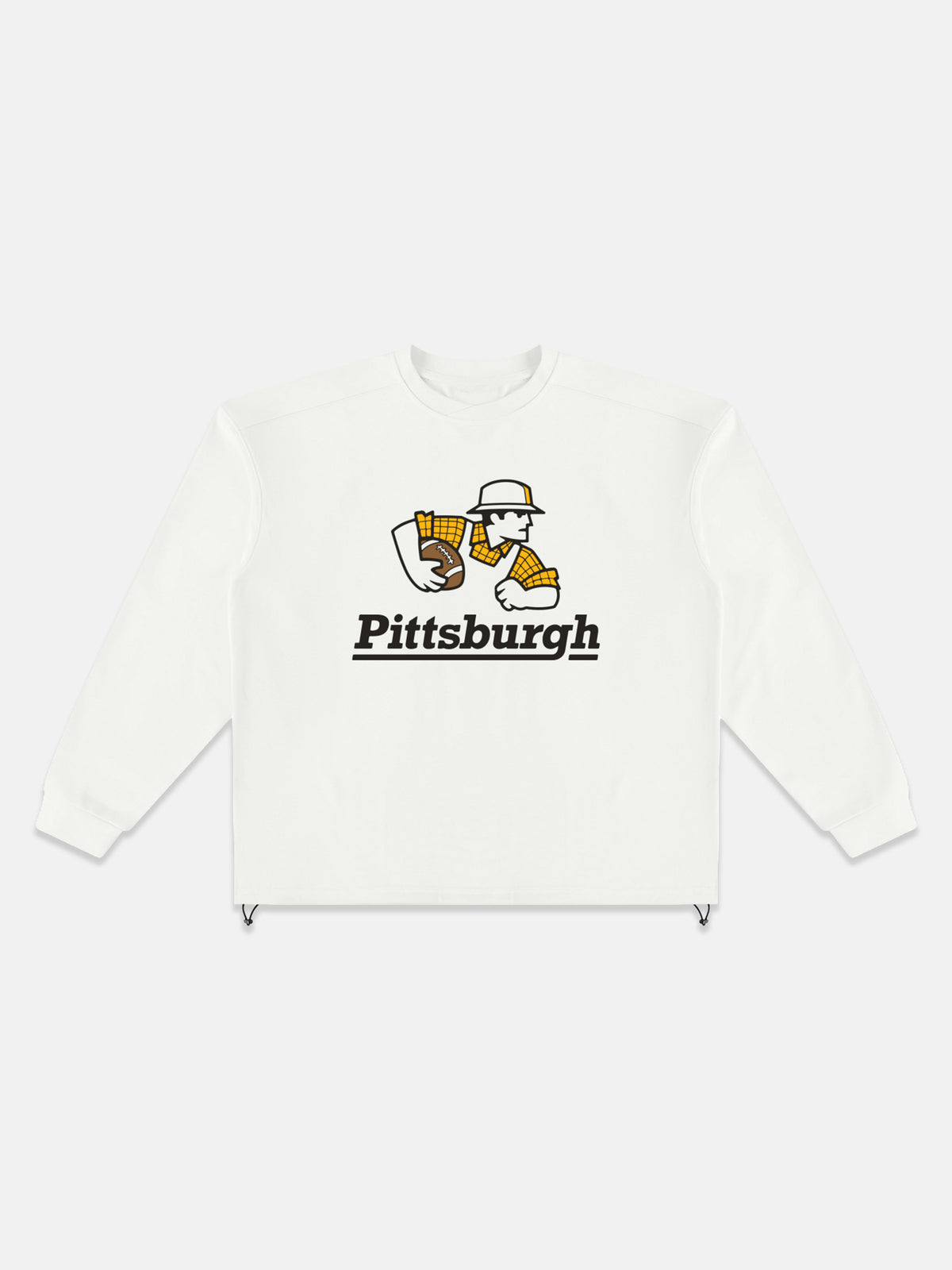 "Fast Steely" Boxy Crewneck