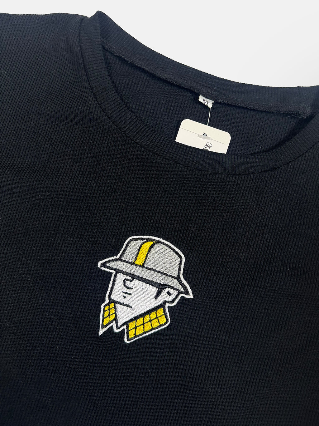 Embroidered Baby Tee - M