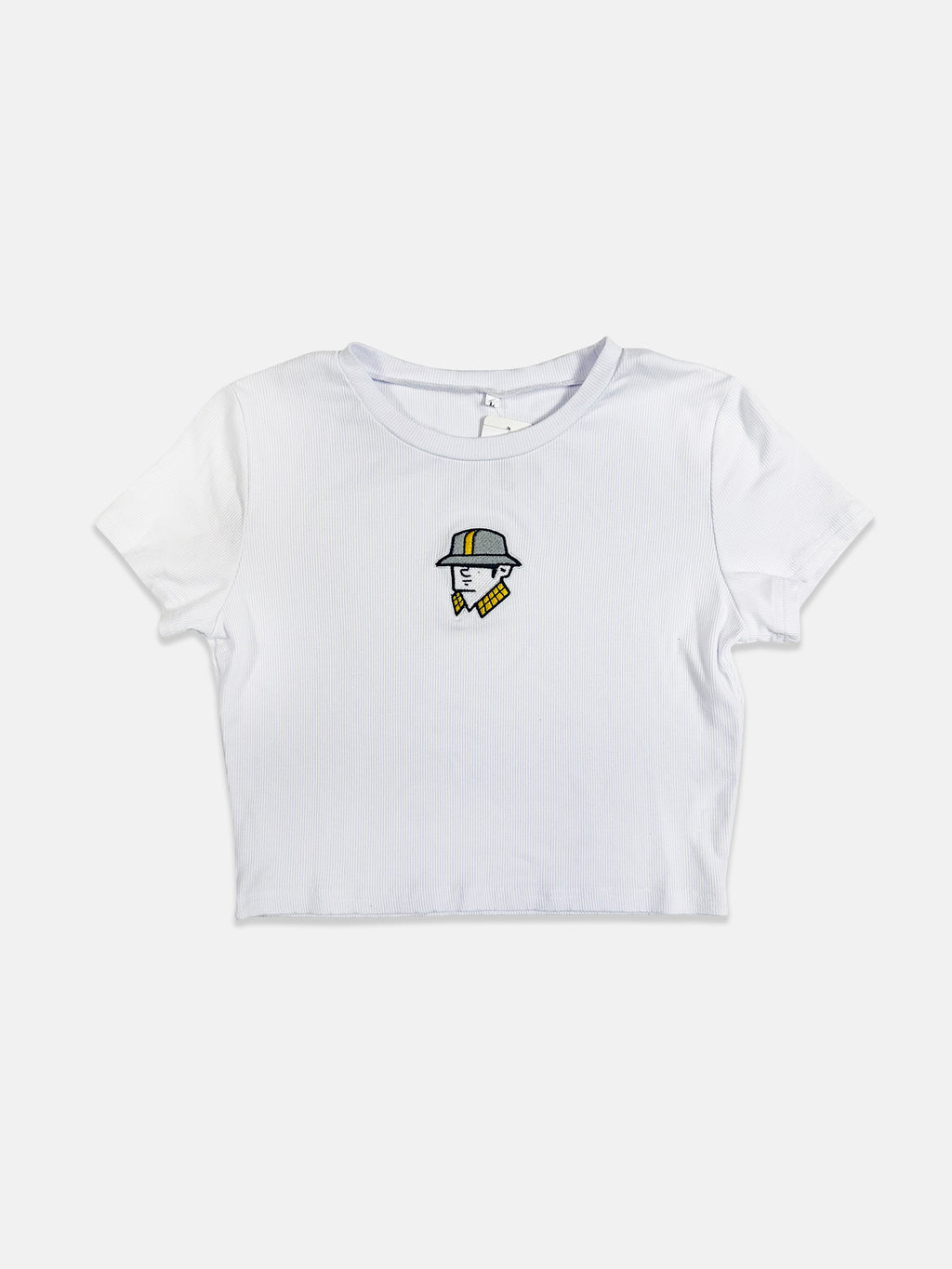 Embroidered Baby Tee - L